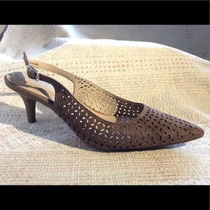 Alfani Step n Flex Babbsy Pointed-toe Slingback Pu